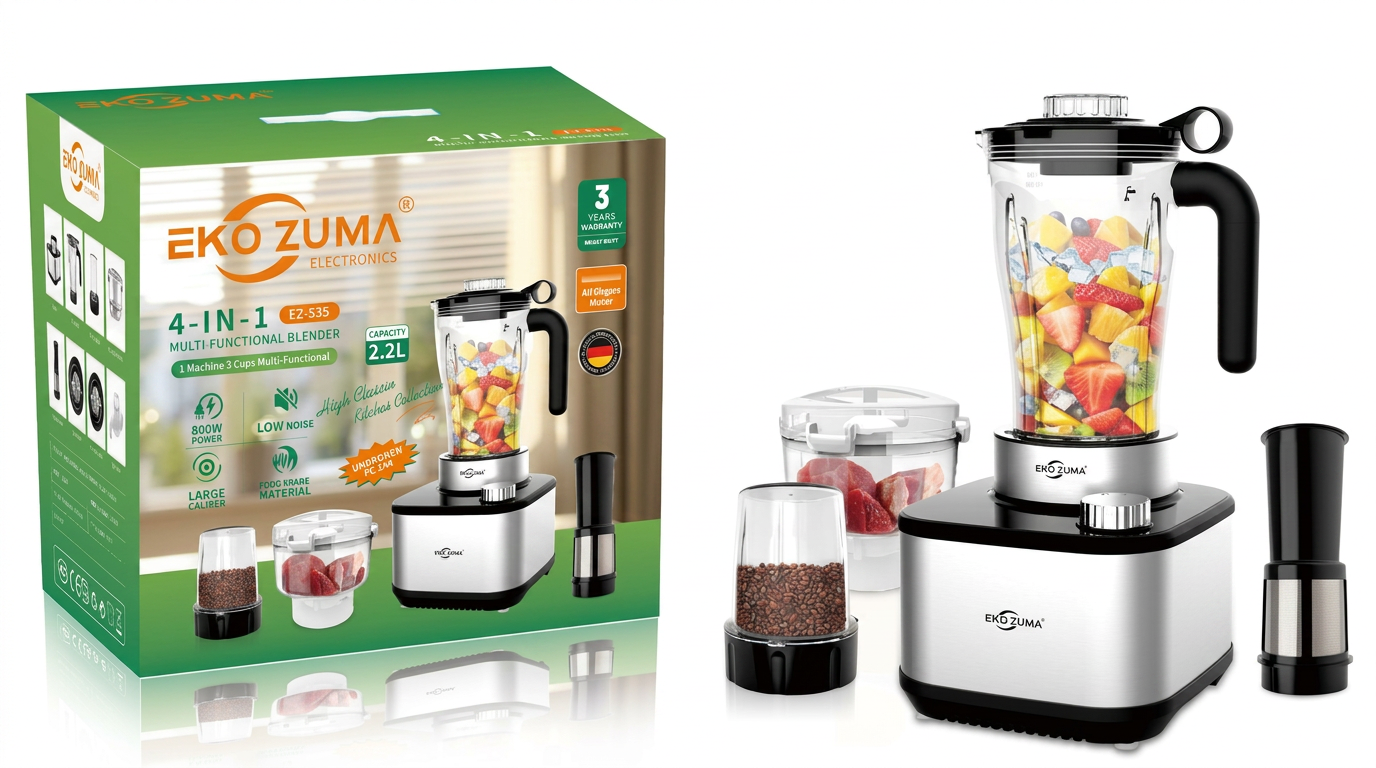Ekozuma 4-in-1 Multi-Functional Blender EZ-535
