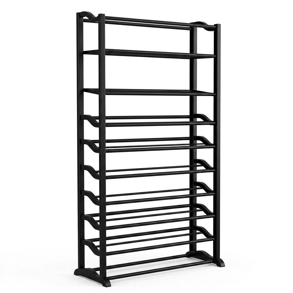 10-Tier Steel Shoe Rack