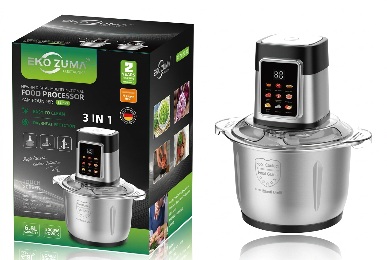Ekozuma 6.8L Digital Food Processor EZ-525
